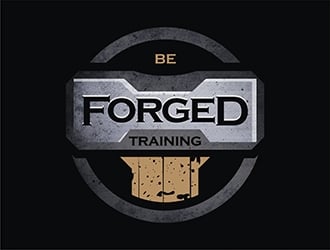 Be Forged Training logo design by gitzart