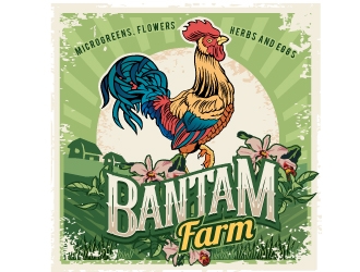 Bantam Farm logo design by REDCROW
