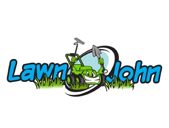 LAWN JOHN  logo design by DreamLogoDesign