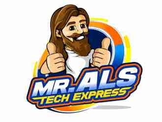 Mr Als Tech Express logo design by veron