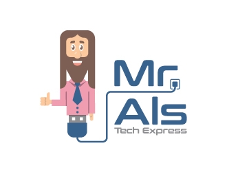 Mr Als Tech Express logo design by RobertV