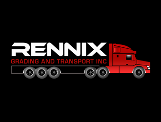 Rennix Grading and Transport Inc logo design by kunejo