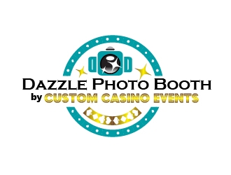Dazzle Photo Booth by Custom Casino Events logo design by justin_ezra