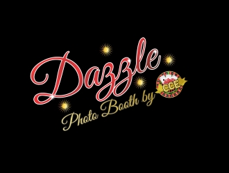 Dazzle Photo Booth by Custom Casino Events logo design by DanizmaArt