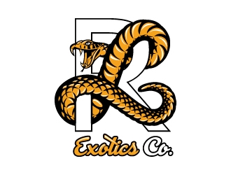 LR Exotics  logo design by akosiabu