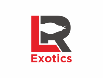 LR Exotics  logo design by aflah