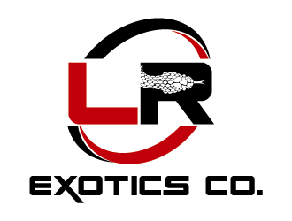 LR Exotics  logo design by axel182