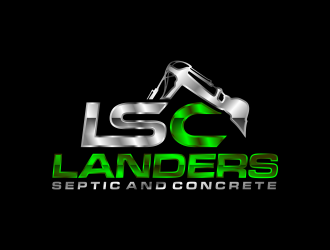 Landers Septic and Concrete logo design by imagine