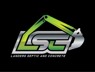 Landers Septic and Concrete logo design by adwebicon