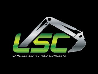 Landers Septic and Concrete logo design by adwebicon
