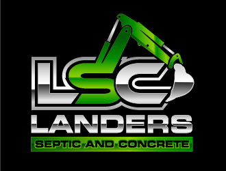 Landers Septic and Concrete logo design by THOR_