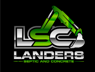 Landers Septic and Concrete logo design by THOR_