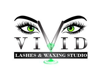 VIVID, LASHES & WAXING STUDIO logo design by justin_ezra