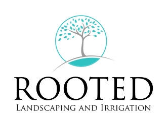 Rooted - Landscaping and Irrigation logo design by jetzu