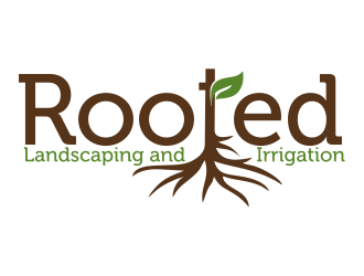Rooted - Landscaping and Irrigation logo design by aldesign