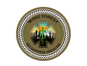 Wake Forest Wilderness Medicine logo design by bougalla005