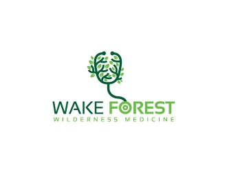 Wake Forest Wilderness Medicine logo design by Boomstudioz