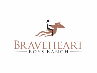 Braveheart Boys Ranch logo design by luckyprasetyo