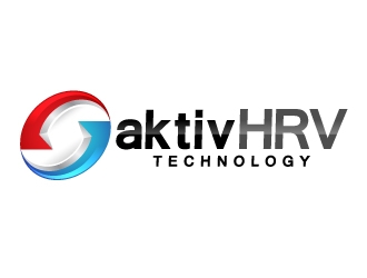 aktivHRV logo design by nexgen