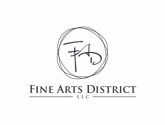 Fine Arts District LLC logo design by ammad
