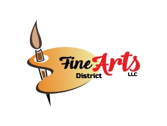 Fine Arts District LLC logo design by Suvendu