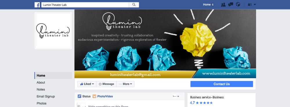 (lumin)theater lab logo design by Art_Chaza