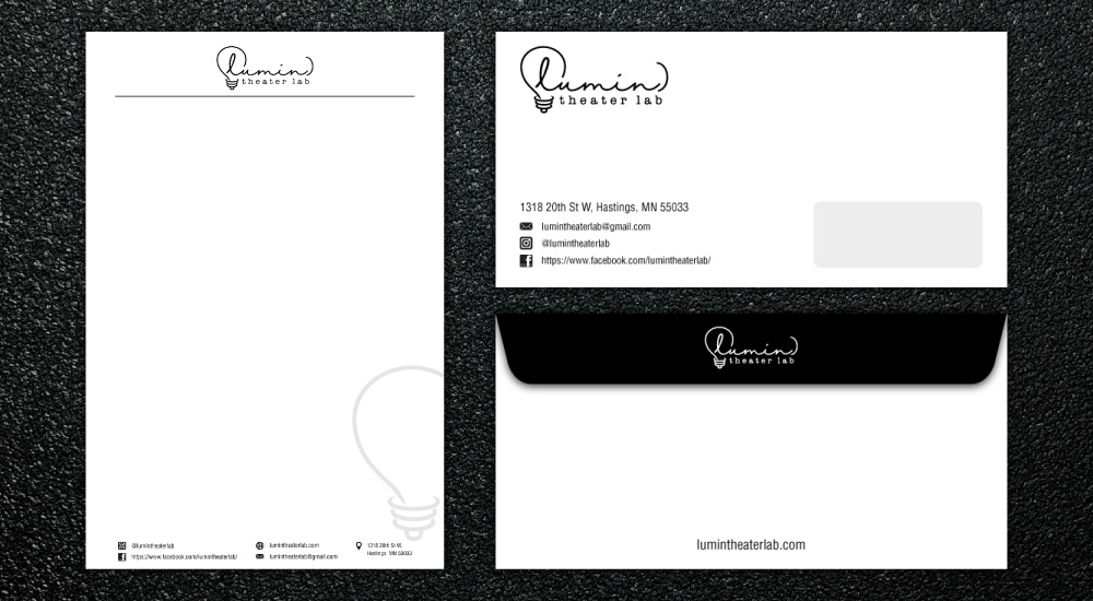 (lumin)theater lab logo design by Art_Chaza