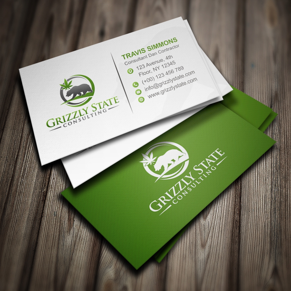 Grizzly state logo design by Kindo