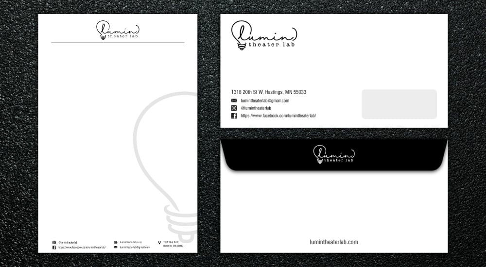 (lumin)theater lab logo design by Art_Chaza