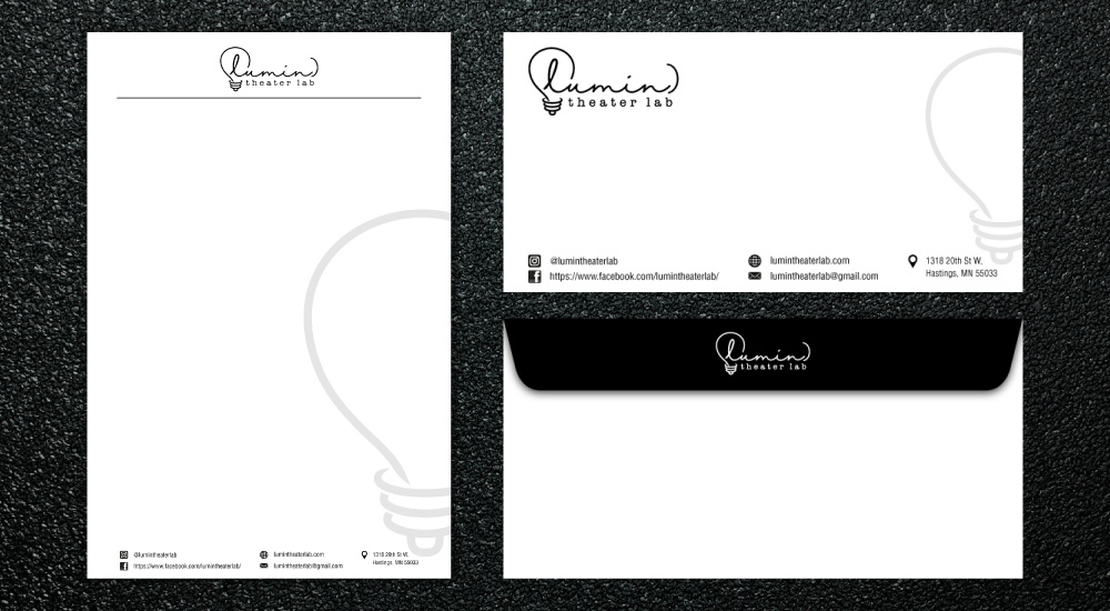 (lumin)theater lab logo design by Art_Chaza