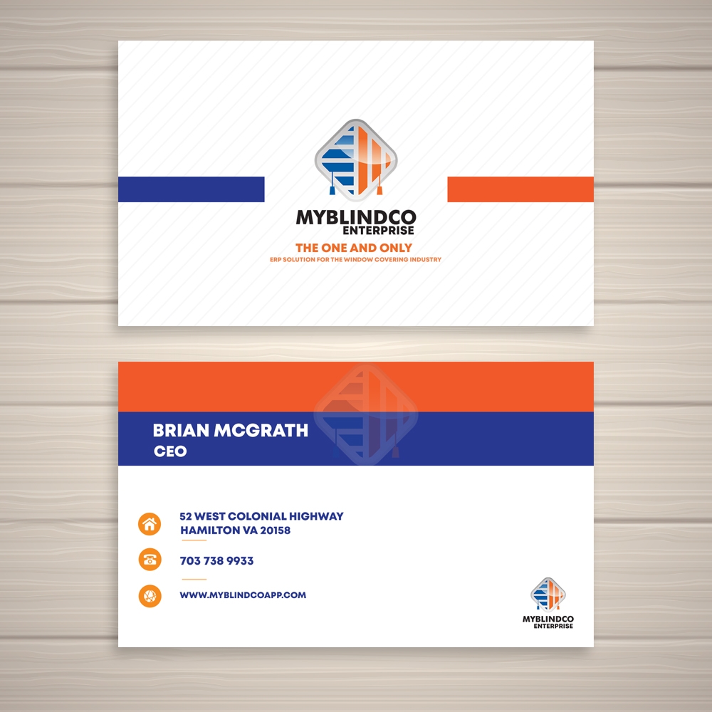MyBlindCo Logo needs updating and the word enterprise  added bellow the Word MYBLINDCO.   logo design by heba