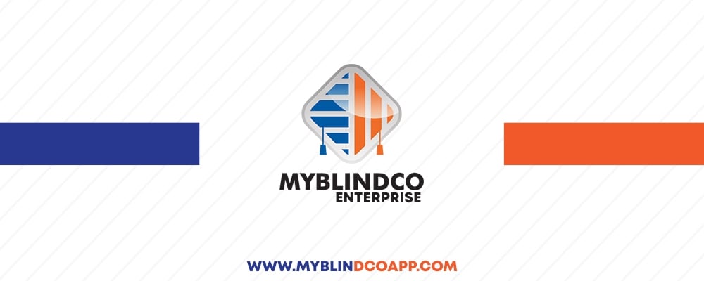 MyBlindCo Logo needs updating and the word enterprise  added bellow the Word MYBLINDCO.   logo design by heba