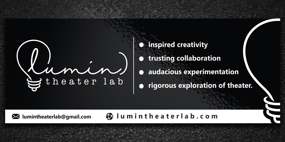 (lumin)theater lab logo design by Boomstudioz