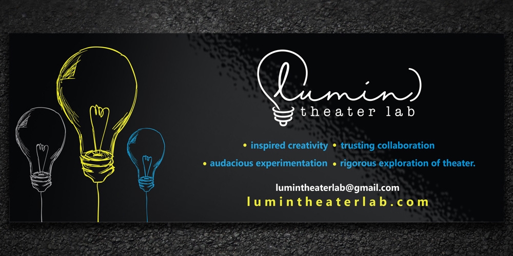 (lumin)theater lab logo design by Boomstudioz