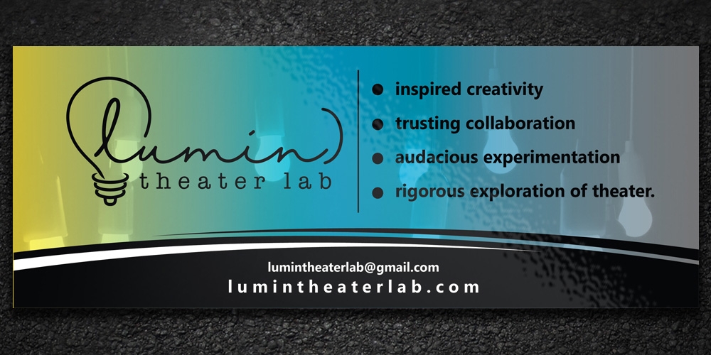 (lumin)theater lab logo design by Boomstudioz