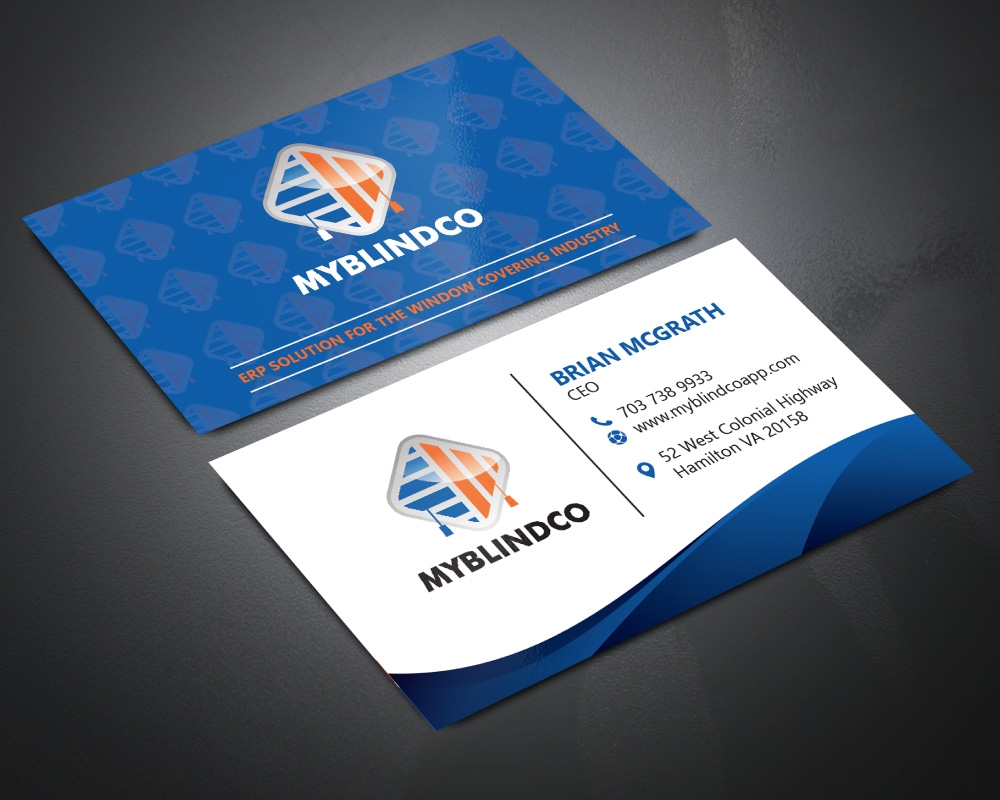 MyBlindCo Logo needs updating and the word enterprise  added bellow the Word MYBLINDCO.   logo design by Boomstudioz