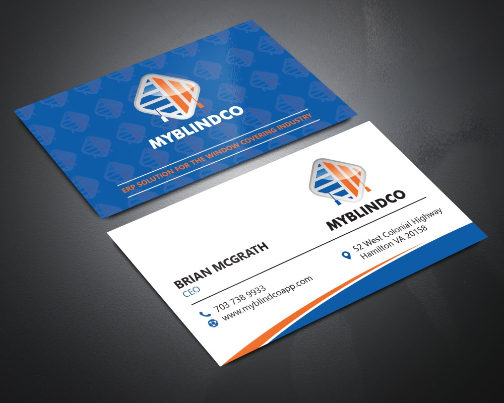 MyBlindCo Logo needs updating and the word enterprise  added bellow the Word MYBLINDCO.   logo design by Boomstudioz