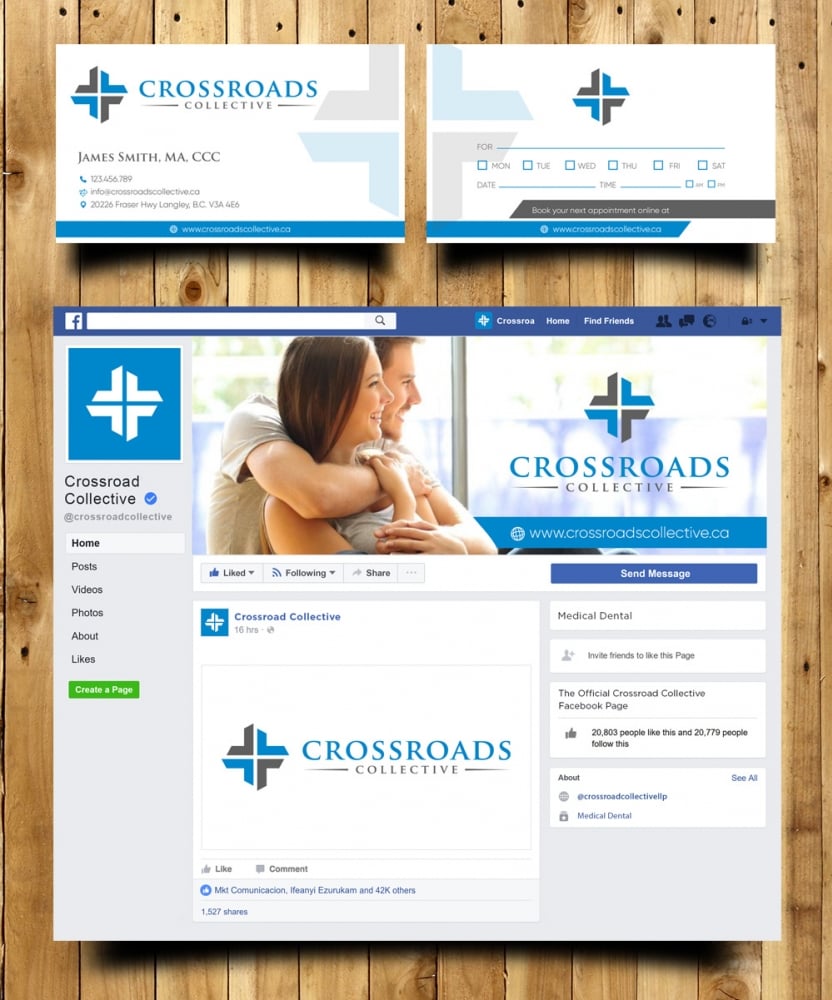 Crossroad Collective LLP logo design by torresace