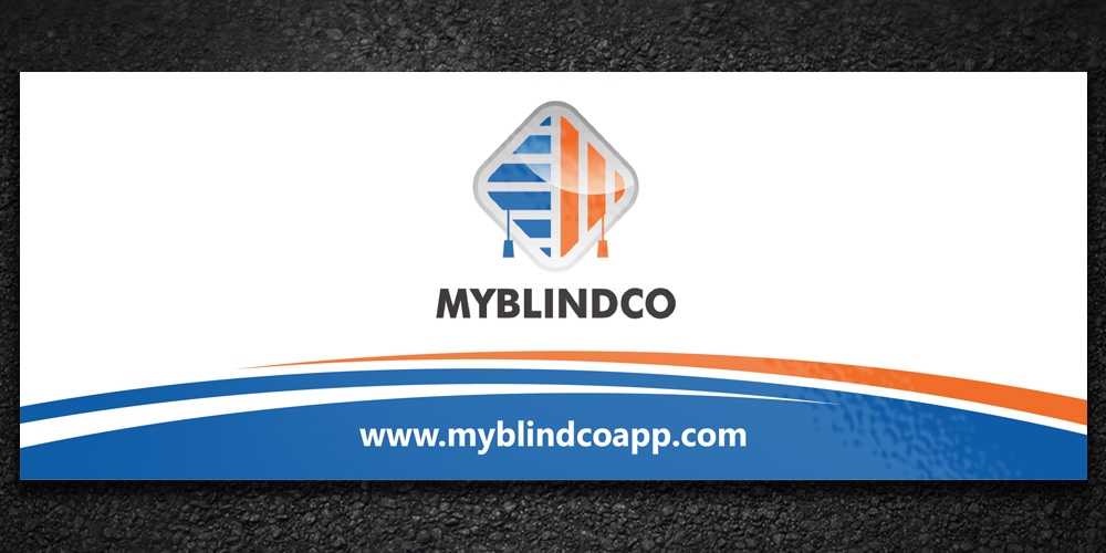 MyBlindCo Logo needs updating and the word enterprise  added bellow the Word MYBLINDCO.   logo design by Boomstudioz