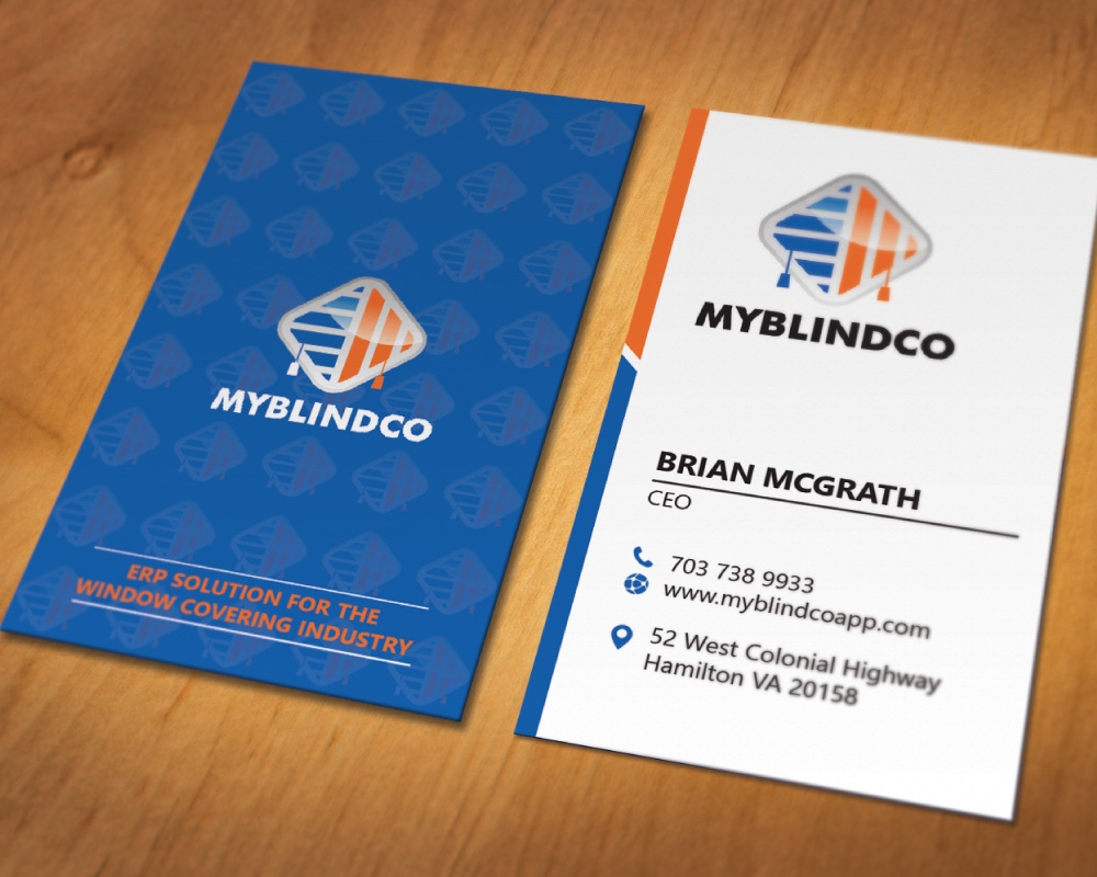 MyBlindCo Logo needs updating and the word enterprise  added bellow the Word MYBLINDCO.   logo design by Boomstudioz
