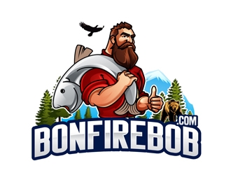 Bonfire Bob logo design by DreamLogoDesign