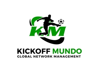 KICKOFF MUNDO Global Network Management logo design by bougalla005