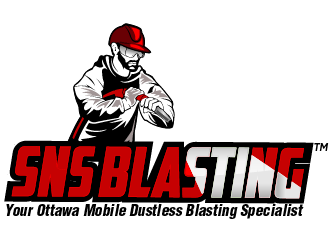 SNS BLASTING  logo design by THOR_