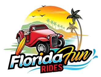 Florida Fun Rides logo design by REDCROW