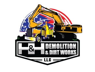 H&H Demolition & Dirt Works LLC logo design by gogo