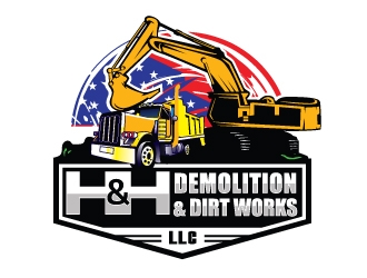 H&H Demolition & Dirt Works LLC logo design by gogo