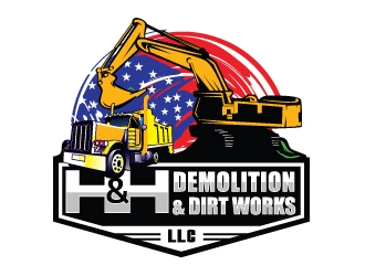 H&H Demolition & Dirt Works LLC logo design by gogo