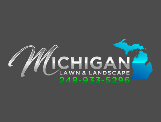 Company Name Is Michigan Lawn & Landscape logo design by hidro