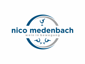 nico medenbach - wein in bewegung logo design by Editor
