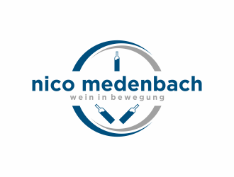 nico medenbach - wein in bewegung logo design by Editor